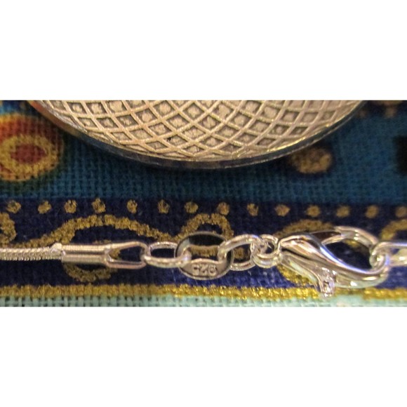 LOKI God of MISCHIEF- 24 Inch Sterling Silver Necklace, Copper Coin, Jewelry - Picture 5 of 6